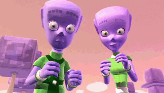 Parents extraterrestres catastrophés